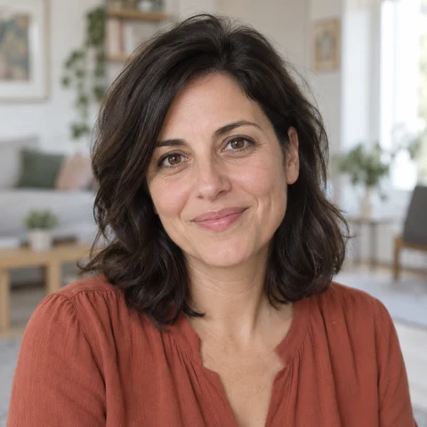 Portrait illustré de Nora Laurent