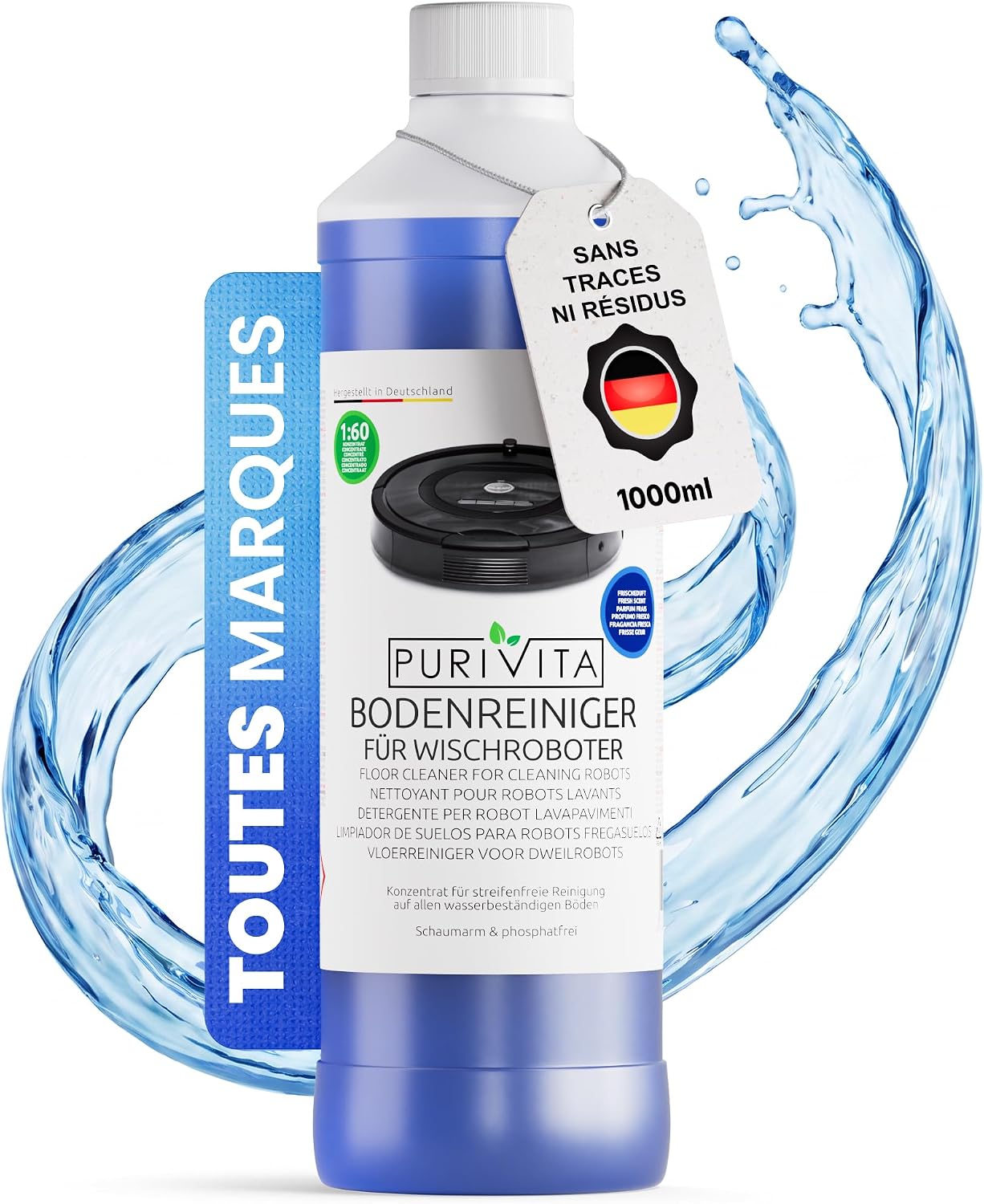 PURIVITA® Nettoyant Sol Concentré Robot Laveur