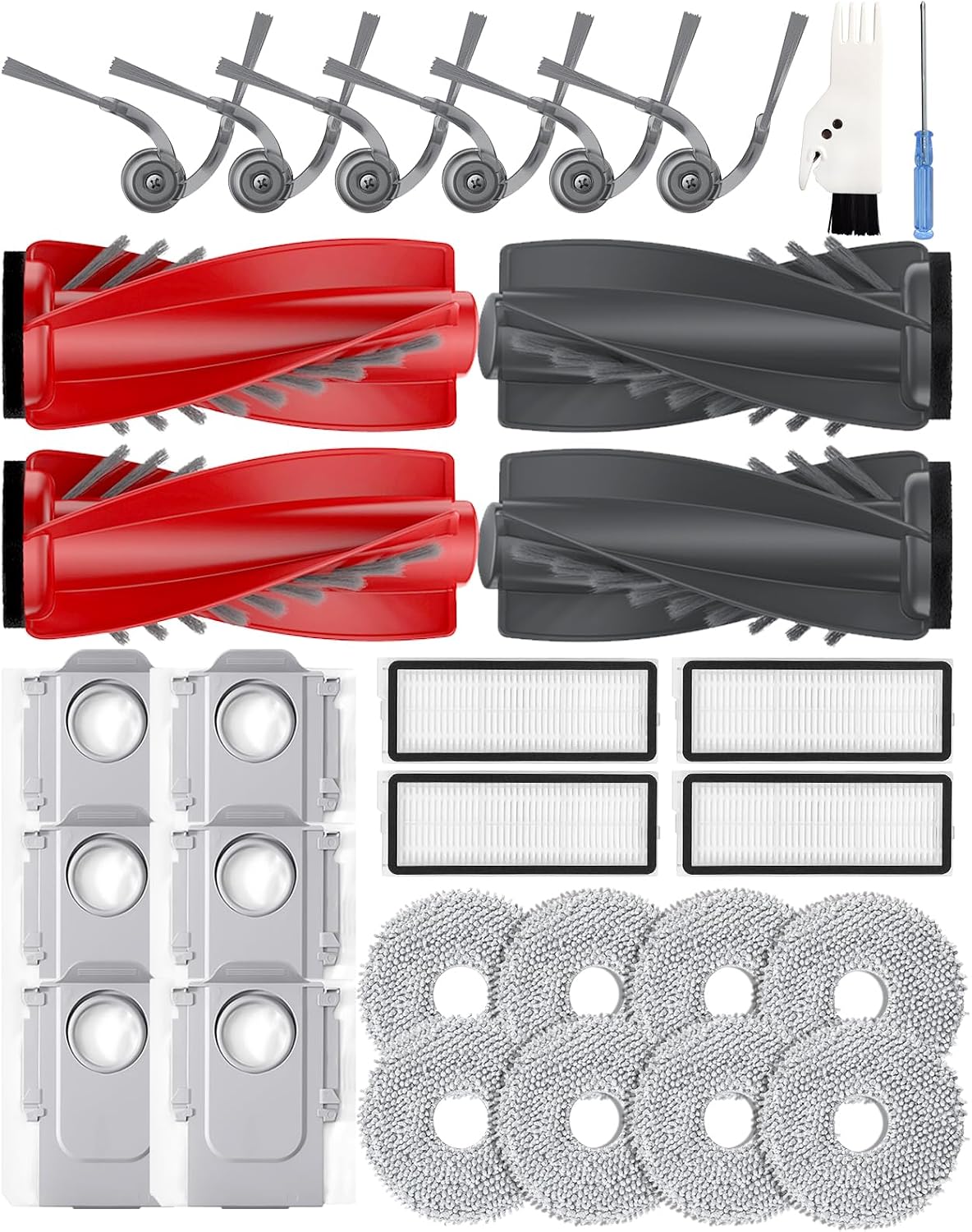 Qrevo S5V Accessoires pour Roborock Qrevo S5V/Edge/Edge S5A/S5X/S5A — RBRK-P20Pro-SET30