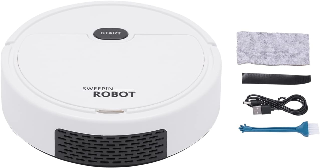 Robot aspirateur 3 en 1 mini robot balayage intelligent 500 Pa forte force d'aspiration — KT205
