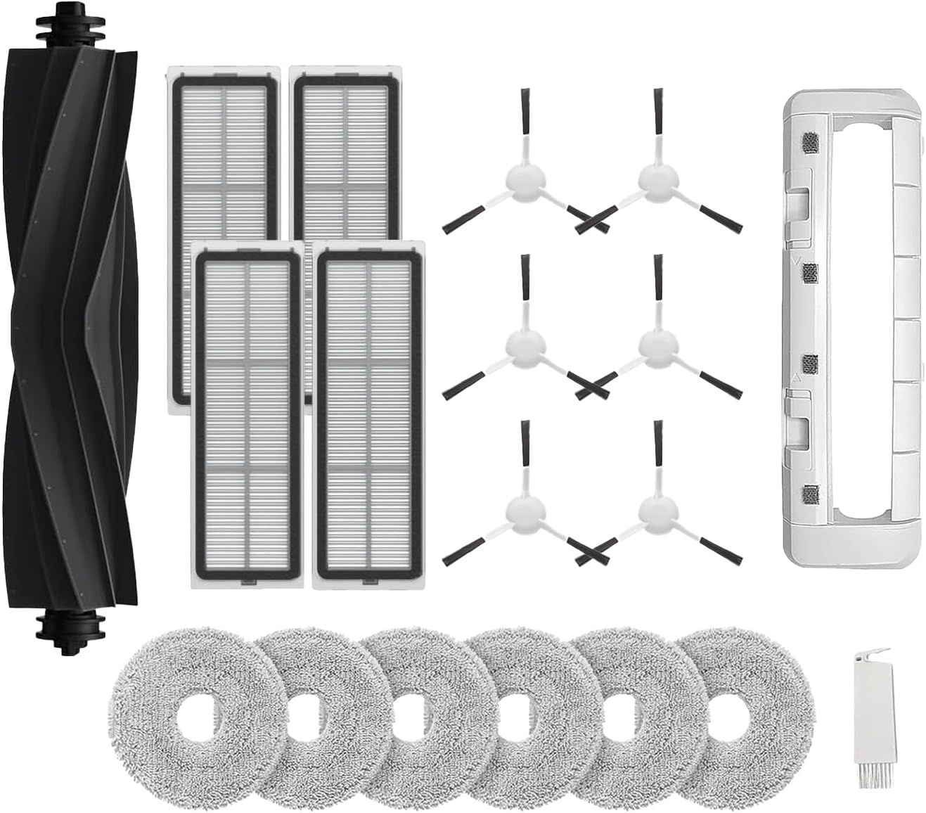 Lot de 19 Accessoires Compatible Dreame L10s Ultra & Xiaomi X10+/X20+