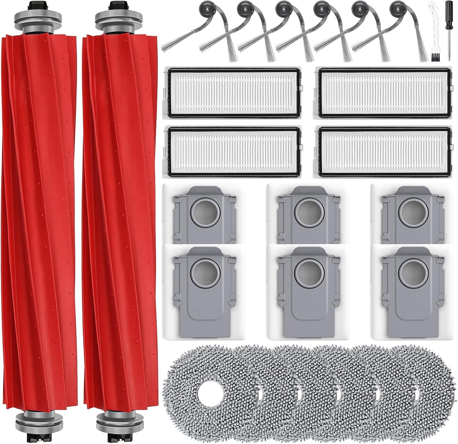 26 Accessoires pour Roborock QV 35A/QV 35S/QR 798/QR 598 Aspirateur Robot