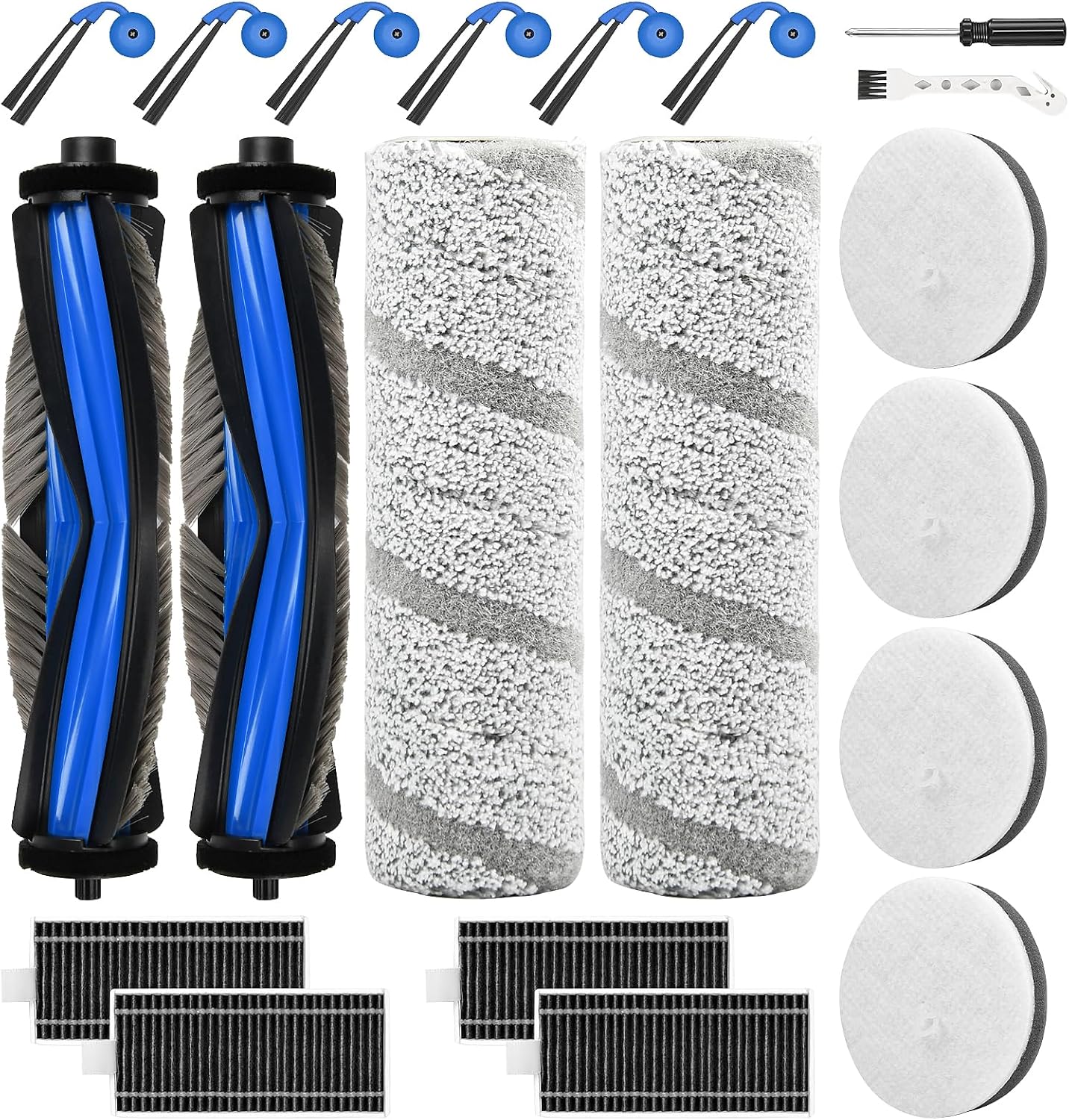 20 Accessoires Pour ECOVACS X11 OMNICYCLONE Aspirateur Robot laveur — EC-X11