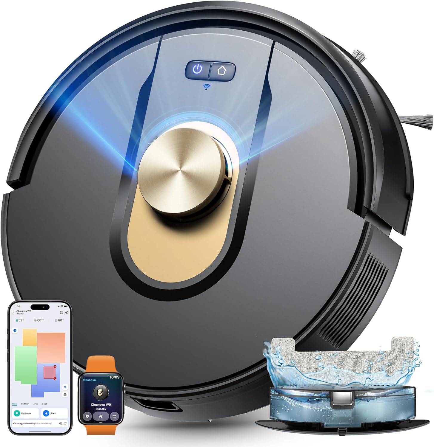 Vexilar Cleanova W9 Robot Aspirateur Laveur — Pro W9