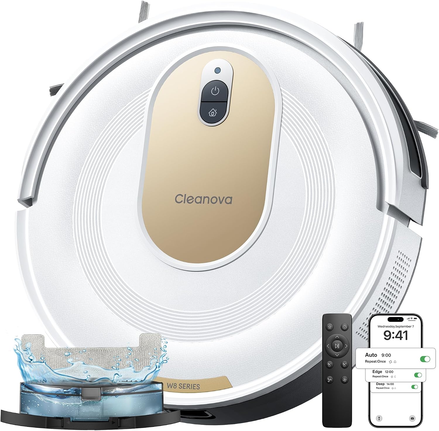 Vexilar W8 Robot Aspirateur Laveur 5000Pa