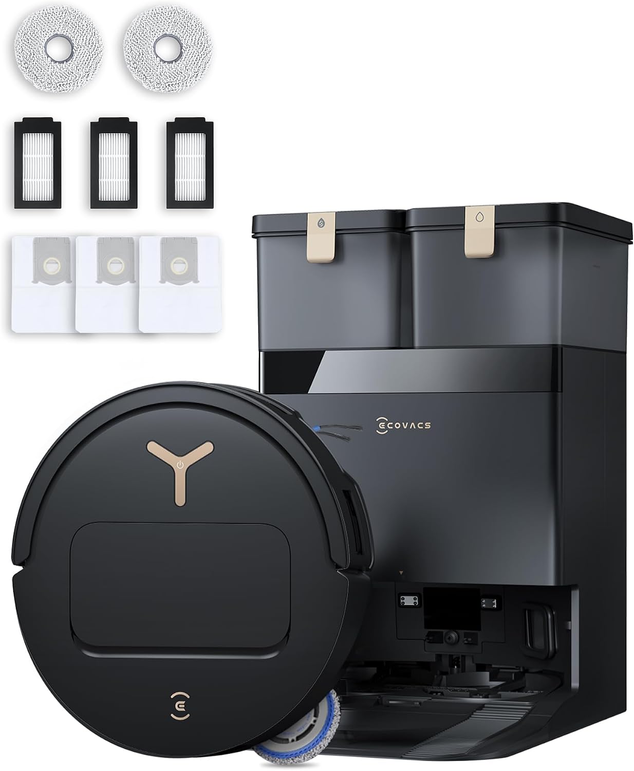 ECOVACS DEEBOT T50 Pro Omni Gen3 Aspirateur Robot Laveur Care Kit